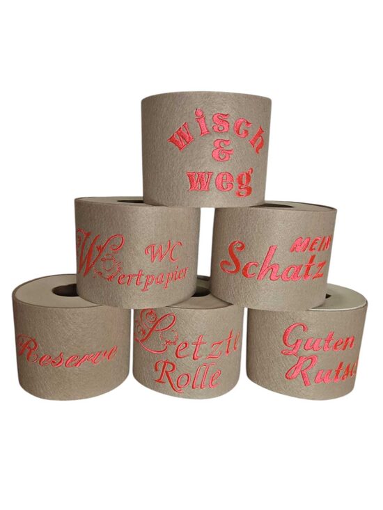 Klopapierverstecker, Klopapierbanderole