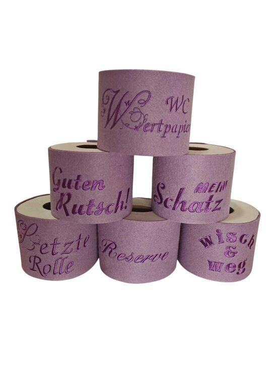 Klopapierverstecker, Klopapierbanderole